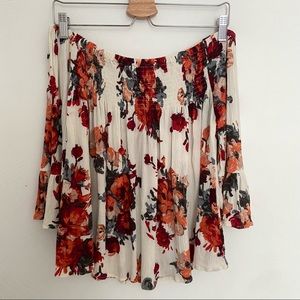 Altar’d State Off the Shoulder Floral Top Size S